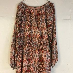 BCBGeneration Multicolor Floral Jumpsuit